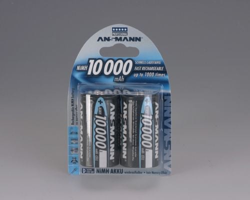 ANSMANN - Akku 2 x D - NiMH - (ladattava) - 10000 mAh