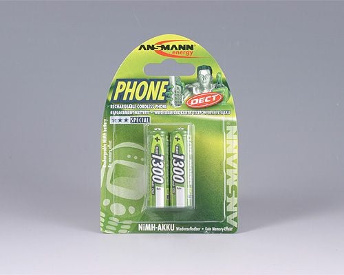ANSMANN Mignon - Batteri AA-type - NiCd - (ladbare) - 1300 mAh