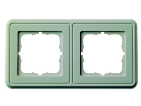 Telegärtner Double frame for AMJ/UMJ, 151 mm, 80 mm