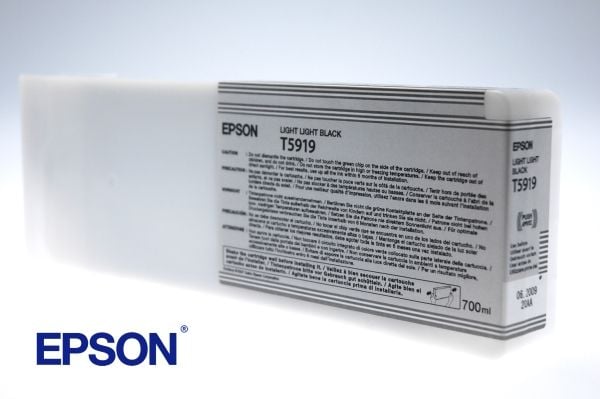 Epson T5919 - 700 ml - lysesvart - original - blekkpatron - for Stylus Pro 11880, Pro 11880 AGFA, Pro 11880 Xerox