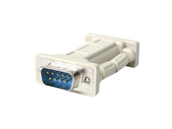 StarTech DB9 RS232 Serial Null Modem Adapter - Null modem adapter - DB-9 (M) to DB-9 (F) - NM9MF - Null modem-adapter - DB-9 (hann) til DB-9 (hunn)...