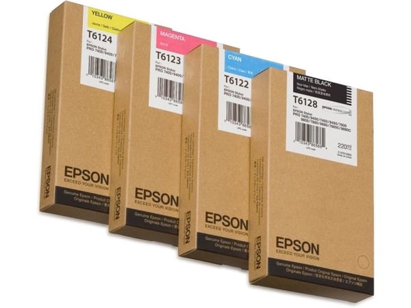 Epson T6122 - 220 ml - cyan - original - blekkpatron - for Stylus Pro 7400, Pro 7450, Pro 9400, Pro 9450