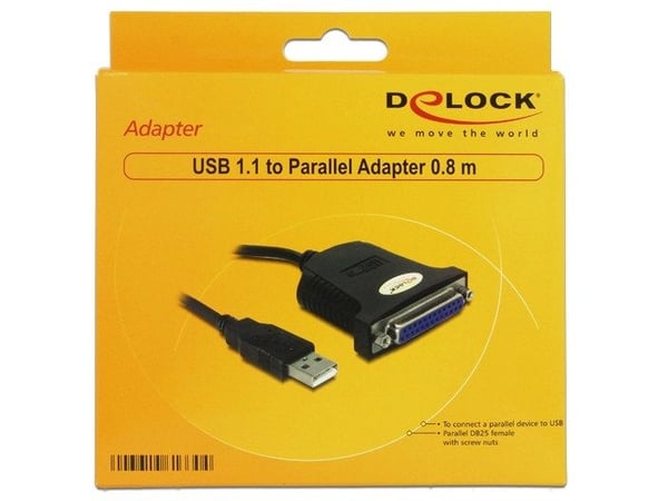 Delock USB 1.1 parallel adapter - Parallell adapter - USB - IEEE 1284