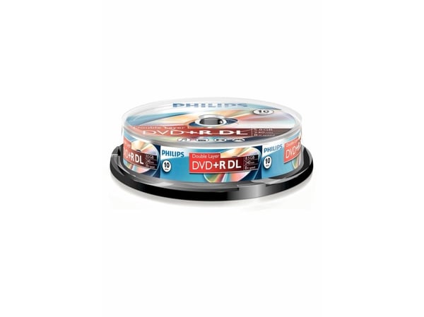 Philips DR8S8B10F - 10 x DVD+R DL - 8.5 GB (240 min) 8x - spindel