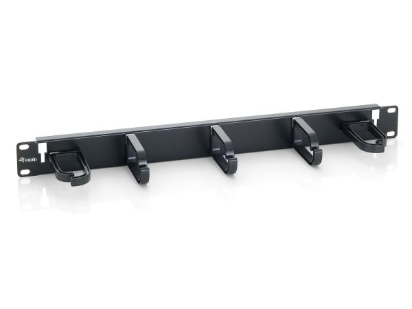 Equip 327311, Kabelhanteringspanel, Svart, Metall, Plast, 48,3 cm (19"), 44 mm, 76,5 mm Equip 327311, Kabelhanteringspanel, Svart, Metall, Plast, 48,3 cm (19"), 44 mm, 76,5 mm