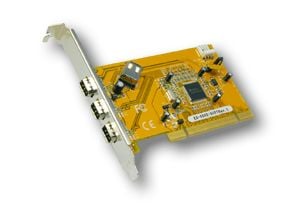 EXSYS FireWire 1394A with 3+1 ports, 32-Bit, PCI, 0 - 55 ° C, 5 - 95%, 120 mm, 65 mm, 200 g