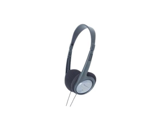 Panasonic RP-HT090E-H - Hodetelefoner - on-ear - kablet - 3,5 mm jakk - grå
