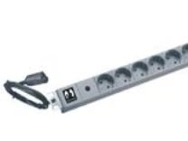 Online UPS - Tehonjakoyksikkö (räkkiversio) - tulo: IEC 60320 C14 - lähtöliittimet: 8 (CEE 7/7) - 1U - 19" - vaaleanharmaa, RAL 7035 - XANTO RT 100...