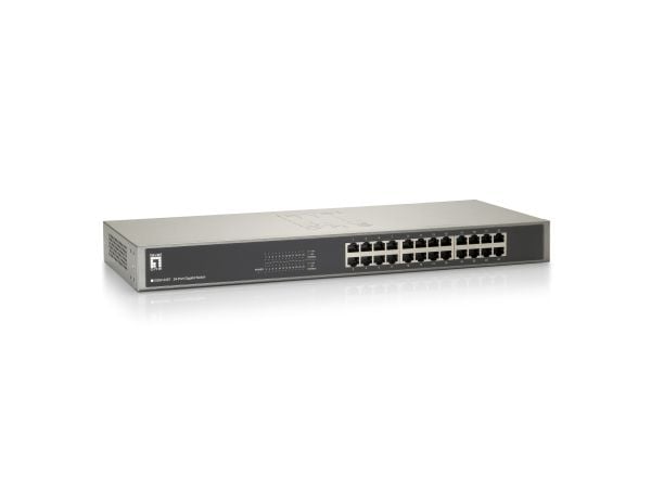 LevelOne GSW-2457 - Switch - 24 x 10/100/1000 - stasjonær