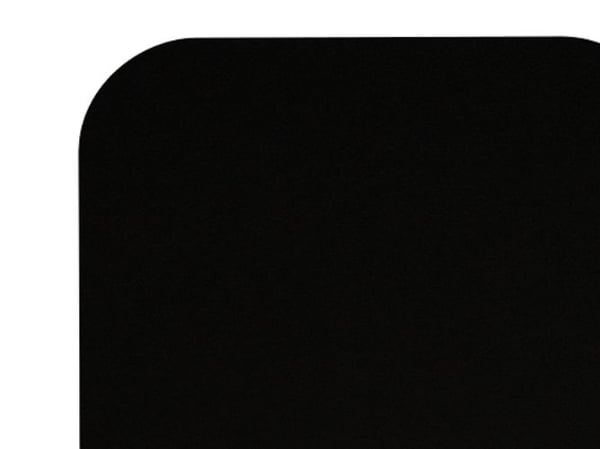 Musemåtte, Fellowes® Microban, gummi, sort