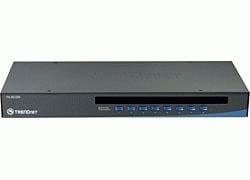 TRENDnet TK 803R - KVM-svitsj - 8 x KVM port(s) - 1 lokalbruker - rackmonterbar - TAA-samsvar