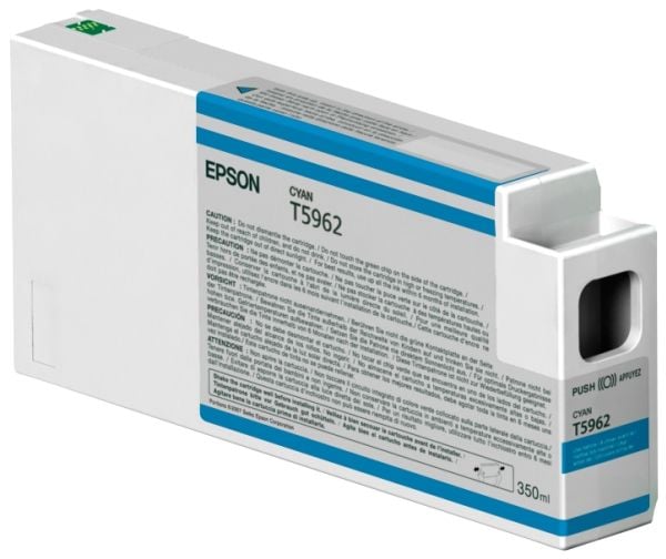 Epson T5962 - 350 ml - cyan - original - blekkpatron - for Stylus Pro 7700, Pro 7890, Pro 7900, Pro 9700, Pro 9890, Pro 9900, Pro WT7900