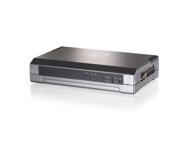 LevelOne FPS-1033 - Skriverserver - USB 2.0 / parallell - 10/100 Ethernet
