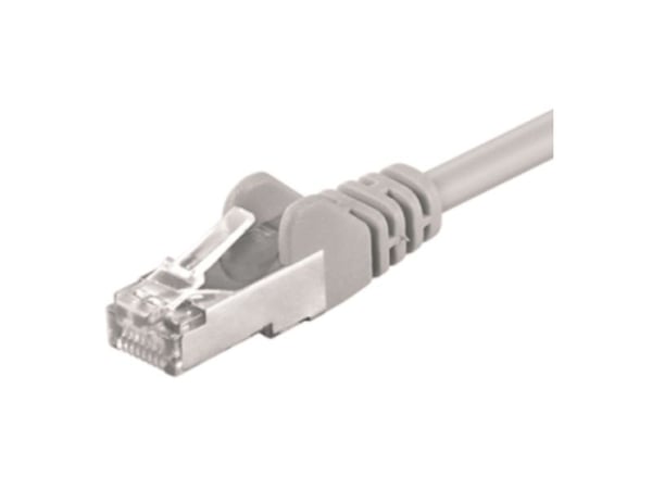 M-CAB - Nettverkskabel - RJ-45 (hann) til RJ-45 (hann) - 20 m - SF/UTP, PiMF - CAT 5e - grå