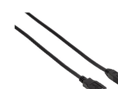 Hama USB 2.0 Cable USB-A Plug - mini USB-B Plug (B4), 1.8 m, 1,8 m, USB A, Mini-USB B, 0,48 Gbit/s, musta
