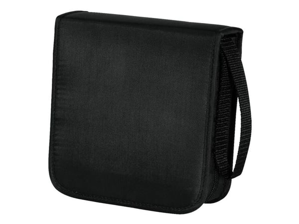 Hama CD Wallet Nylon 40 - Lomme for CD/DVD-plater - 40 plater - nylon - svart
