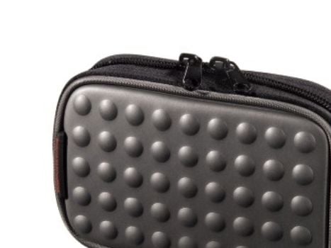 Hama NaviBag "Dots", grey, Grå, EVA ( Ethylene-vinyl-acetat), 130 x 25 x 80 mm