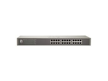 LevelOne FSW-2450 - Switch - 24 x 10/100 - stasjonær
