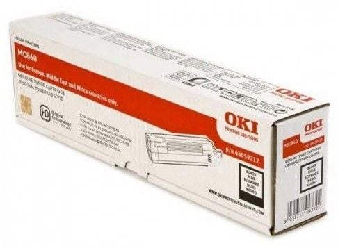 OKI - Svart - original - tonerpatron - for OKI MC860cdtn, MC860cdxn, MC860dn