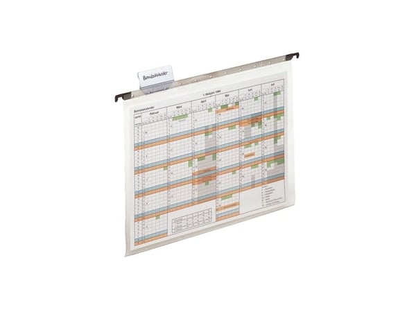 Leitz ALPHA, A4, Läpinäkyvä, Polypropeeni (PP), DIN 821, 348 mm, 264 mm