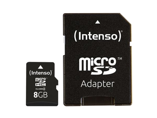 Intenso - Flashminnekort - 8 GB - SDHC