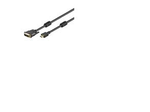 Goobay MMK 630-300 G 3.0m (HDMI-DVI), 3 m, HDMI, DVI-D, Hankjønn/hankjønn