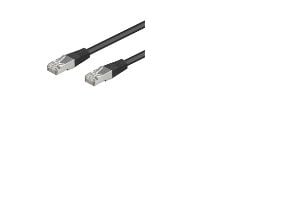 Goobay CAT 5-5000 SFTP Black 50m, 50 m, RJ-45, RJ-45