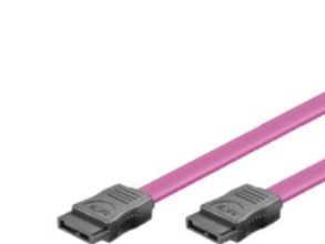 Goobay 50915, 0,5 m, SATA II, SATA 7-pin, SATA 7-pin, Uros/uros, Punainen