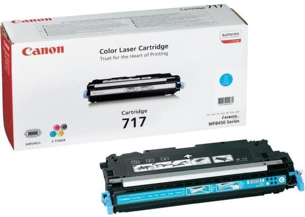 Canon 717 Cyan - syaani - alkuperäinen - värikasetti - i-SENSYS MF8450 -laitteeseen