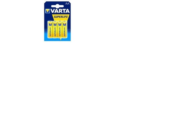 Varta Superlife - Batteri 4 x AA-typ - Kolzink