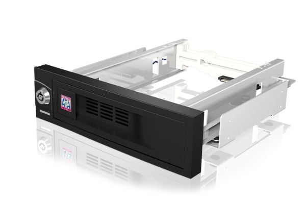 ICY BOX IB-168SK-B - Mobilt lagringsstativ - 3,5" - svart