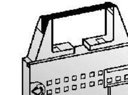 Olivetti Ondacart - Musta - 8 mm x 165 m - tulostusnauha