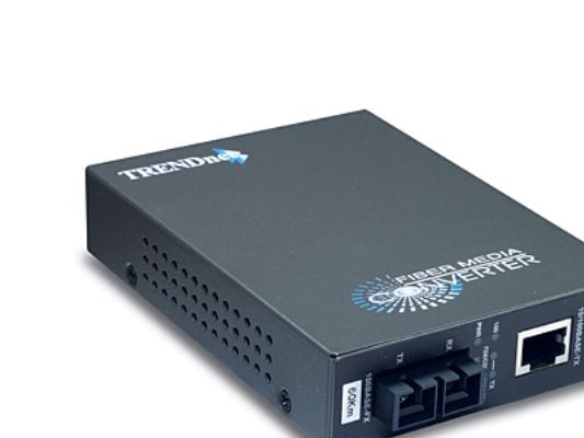 TRENDnet TFC-110 S60 - Valokuitumuuntaja - 100Mb LAN - 10Base-T, 100Base-FX, 100Base-TX - SC enkelttilstand / RJ-45 - op til 60 km - TAA-yhteensopi...