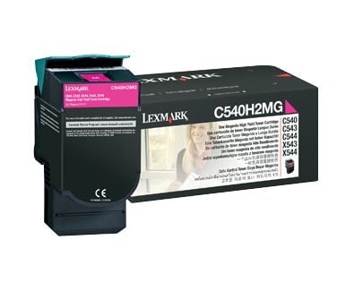 Lexmark - High Yield - magenta - alkuperäinen - värikasetti LCCP - Lexmark C540, C543, C544, C546, X543, X544, X546, X548 - värikasetti
