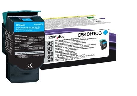 Lexmark C540H1CG, 2000 sivua, Syaani, 1 kpl