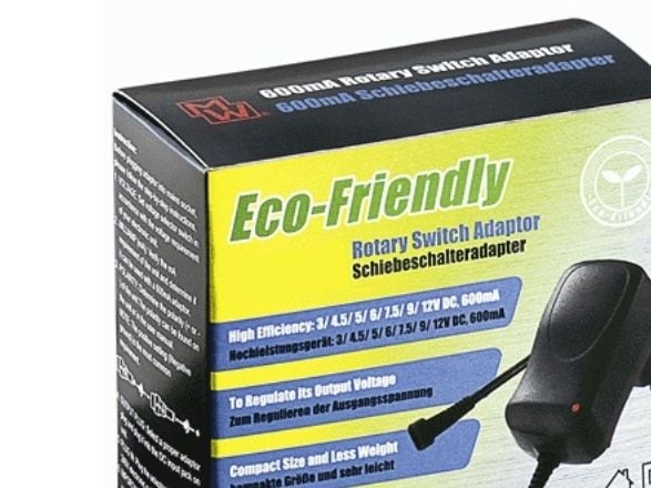 Goobay 64569, Innendørs, AC, DC, 12 V, IP20, 1,8 m, Sort