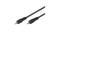 Goobay 51661, 3.5mm, Hankjønn, 3.5mm, Hankjønn, 10 m, Sort