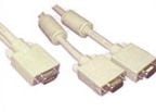 MicroConnect - VGA-jakaja - HD-15 (VGA) (han) til HD-15 (VGA) (hun) - 30 cm