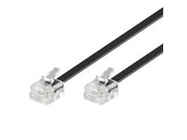 MicroConnect Modular - Telefonkabel - RJ-11 (hann) til RJ-11 (hann) - 15 m - flat