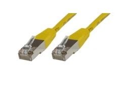 MicroConnect - Nettverkskabel - RJ-45 (hann) til RJ-45 (hann) - 50 cm - skjermet, beskyttet tvunnet parkabel (STTP) - CAT 6 - halogenfri - gul