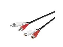MicroConnect - Äänikaapeli - RCA han til RCA hun - 1.5 m