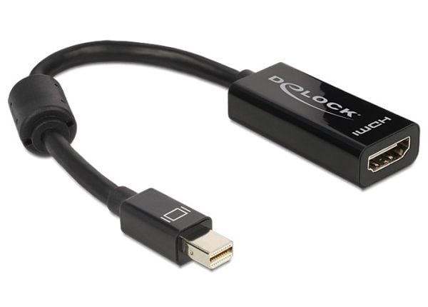 Delock - Video adapter - Mini DisplayPort hann til HDMI hunn - 18 cm