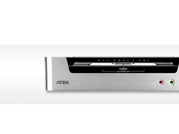 ATEN CubiQ CS1792 USB 2.0 HDMI KVMP Switch - KVM / lydsvitsj - 2 x KVM/lyd - 1 lokalbruker - stasjonær