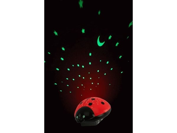 ANSMANN 4 KIDS - Nattlampa - LED - 0.16 W - blue/green/yellow light - ladybird