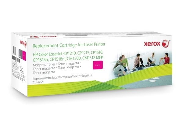 Xerox Värikasetti, magenta. Vastaa tuotetta HP CB543A. Yhteensopiva avec HP Colour LaserJet CM1312 MFP, CM1525, CP1515N, CP1518N-tulostimen kanssa,...