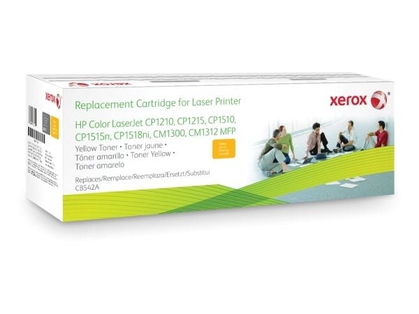 Xerox Värikasetti, keltainen. Vastaa tuotetta HP CB542A. Yhteensopiva avec HP Colour LaserJet CM1312 MFP, CM1525, CP1515N, CP1518N-tulostimen kanss...
