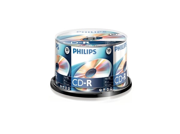 Philips CR7D5NB50 - 50 x CD-R - 700 MB (80 min) 52x - spindel