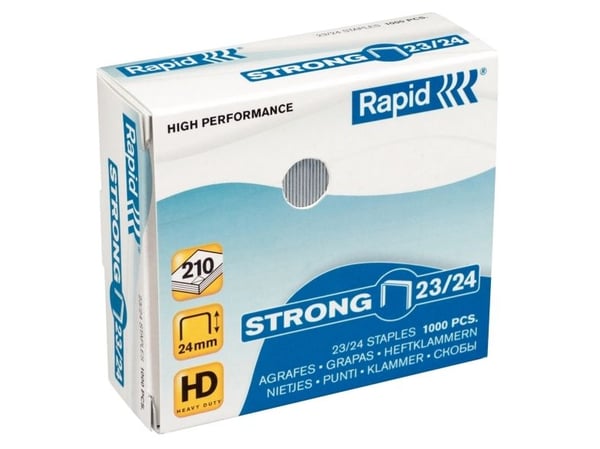 Rapid Strong - Klamrar - 23/24 - galvaniserat stål - paket med 1000 - för P/N: 23633700