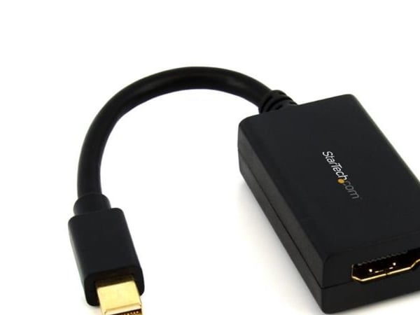 Startech Mini DisplayPort to HDMI Adapter - 1080p - Thunderbolt Compatible - Mini DP Converter for HDMI Display or Monitor (MDP2HDMI) - Video adapt...
