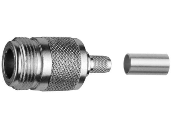 Telegärtner J01021H0096 J01021H0096 N-liitin Liitäntä Liitäntä, suora 50 Ω 1 kpl